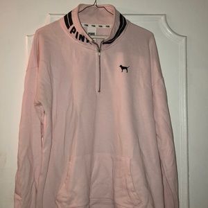 Pink Quarter Zip Hoodie